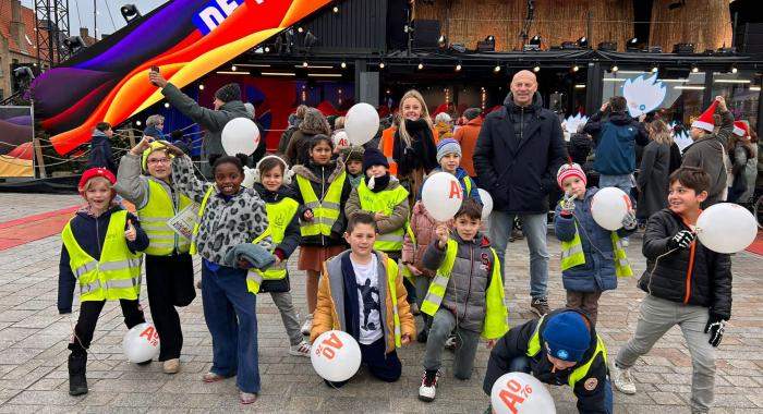 kinderen van de basisschool Sint Pieters Potentestraat