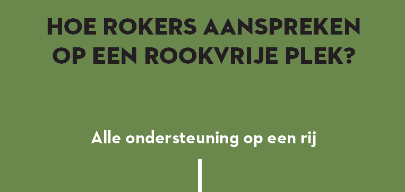 Flyer e-learning rokers aanspreken